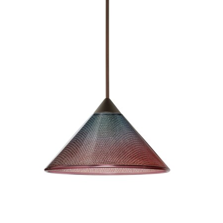 Besa Lighting Kona Cord Pendant, Bicolor, Bronze Finish, 1x5W LED 1XT-117691-LED-BR
